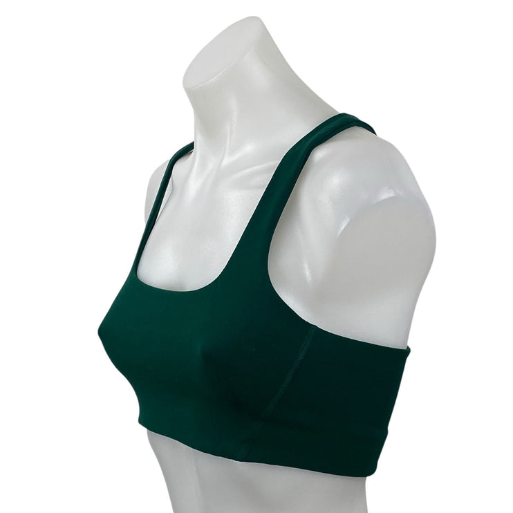 Free People FP Movement Green Racerback Yoga Athletic Sports Bra Crop Top Sz XS