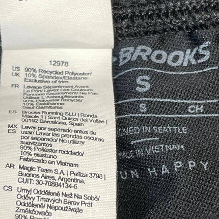 Brooks Women's Black Running Yoga Workout Athletic Tapered Training Pants Size S