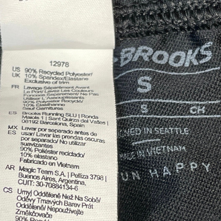 Brooks Women's Black Running Yoga Workout Athletic Tapered Training Pants Size S