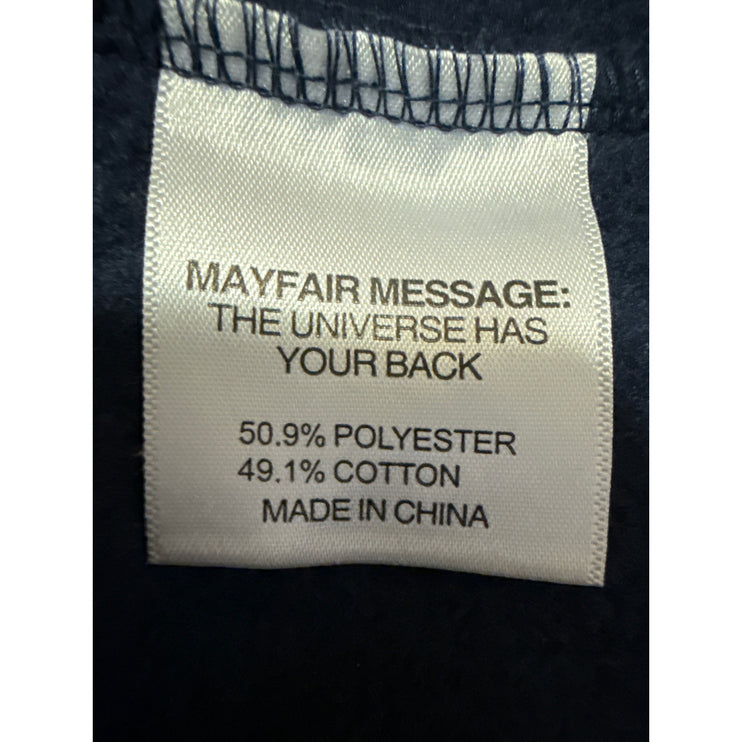 Mayfair Pat On The Back Blue Embroidered Long Sleeve Sweatshirt Sweater Top XXL
