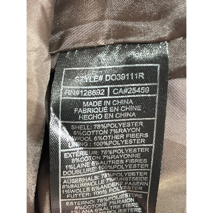 Steve Madden Womens Gray Wool Plaid Tweed High Rise Mini Straight Pencil Skirt M