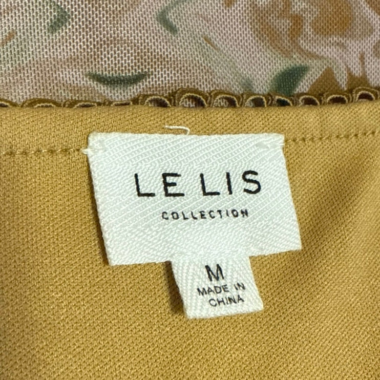 Le Lis Multicolor Sleeveless Keyhole Marble Print Cami Mini Bodycon Tank Size M