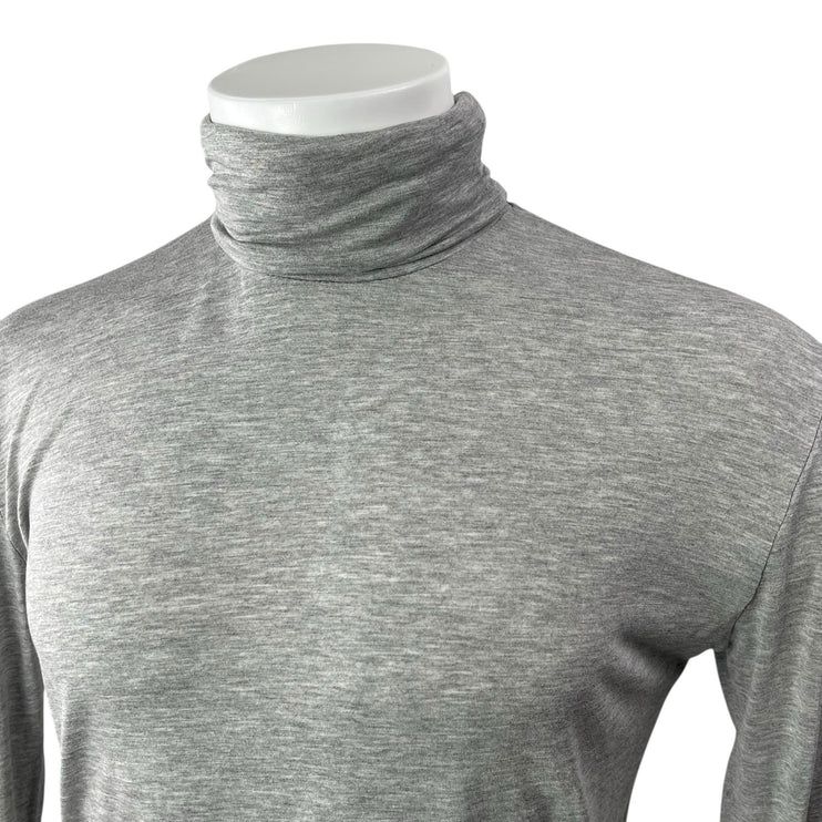 Zara Men's Gray Long Sleeve Turtleneck Knit Sweatshirt Pullover Sweater Top Sz M