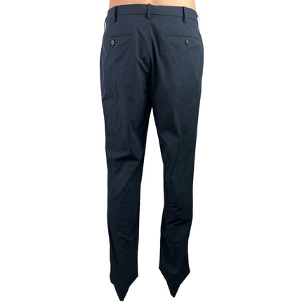 NEW Uniqlo AirSense Mens Black High Waisted Straight Leg Trousers Dress Pants 32