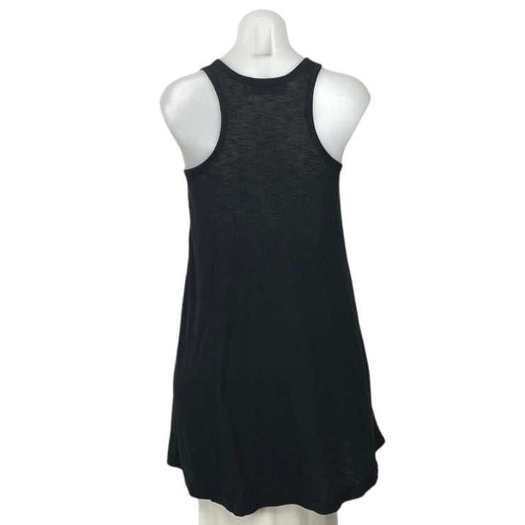 Free People FP Beach Black Racerback Sleeveless Cami Tunic Tank Top Size XS