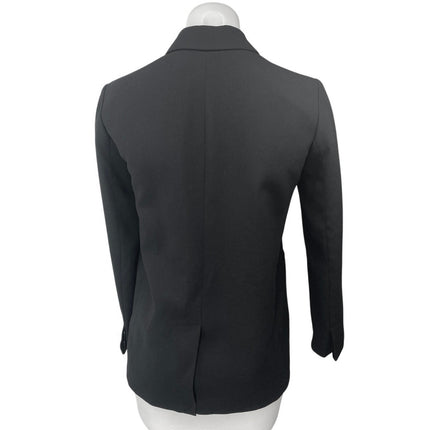 Madewell Lycee Women's Black Long Sleeve Drapey Blazer Coat Suit Jacket Size 0