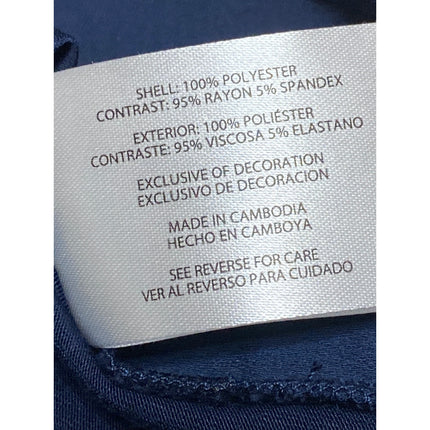 Banana Republic Women's Navy Blue Drop Sleeve V Neck Shirt Blouse Top Size M