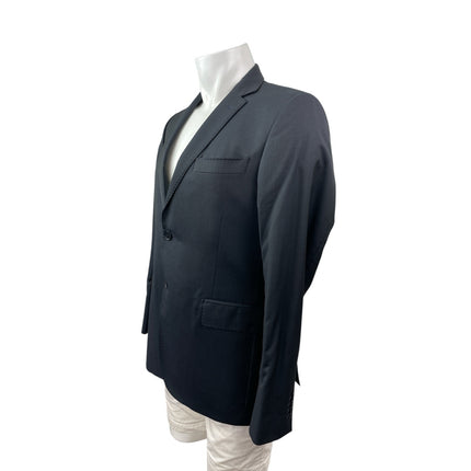 Pierre Balmain 100% Wool Men's Notched Collar Long Sleeve Blazer Coat Jacket S