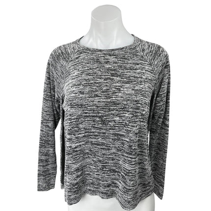 Club Monaco Women's Gray Heather Knit Long Sleeve Pullover Sweater Top Size XS