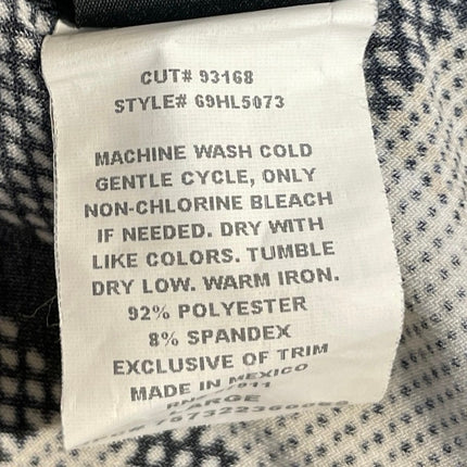 Wrapper Womens Multicolor Check Plaid Raw Hem Y2k Mini A-line Skirt Size L