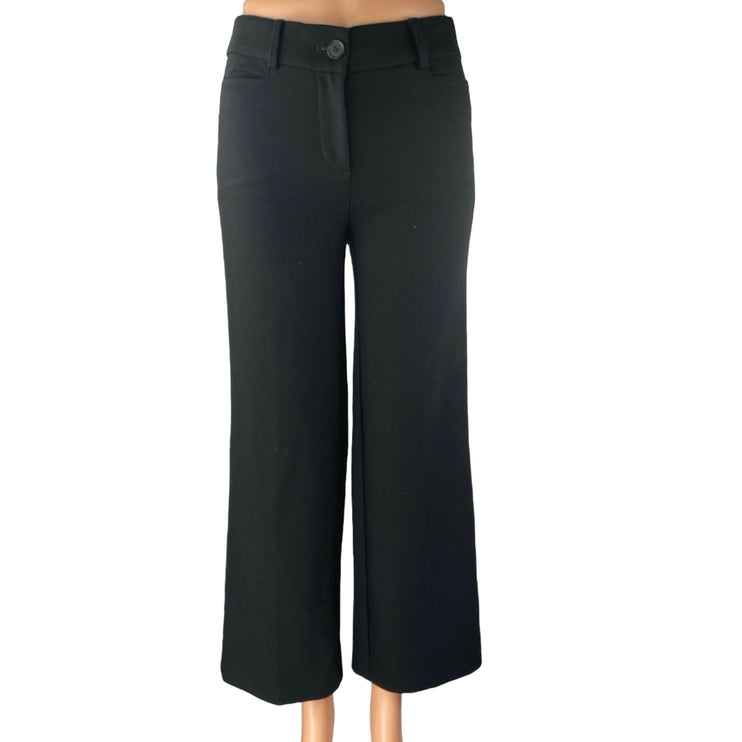 Ann Taylor LOFT Women's Black High Waisted Wide Leg Trousers Pants Size 00P