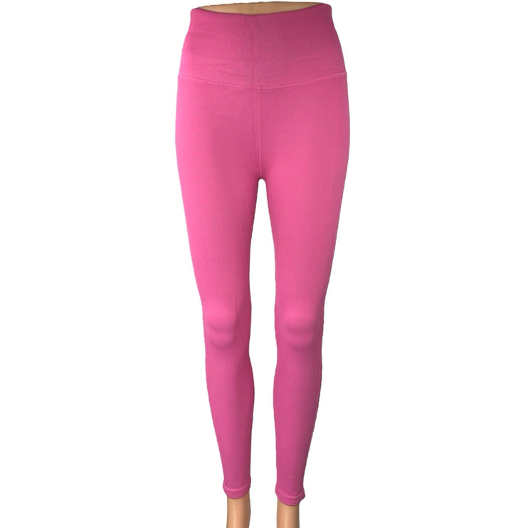 Spiritual Gangster Self Love Pink High Waist Cutout Ankle Crop Legging Pants M/L