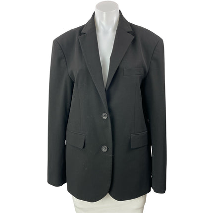 DJERF AVENUE Ur An Angel Black Long Sleeves Notch Lapel Blazer Coat Jacket Sz XS
