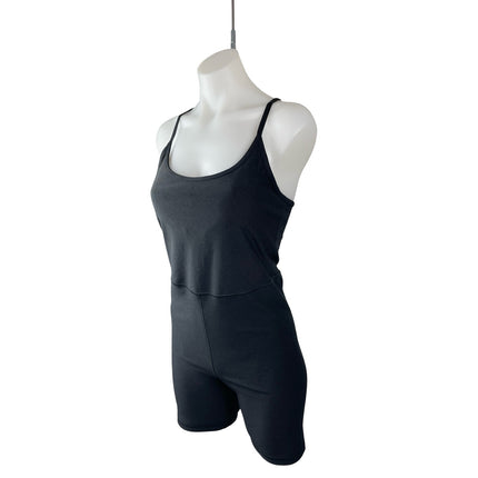 Old Navy Active Power Chill Black Athletic Activewear Cami Jumpsuit Romper Sz M