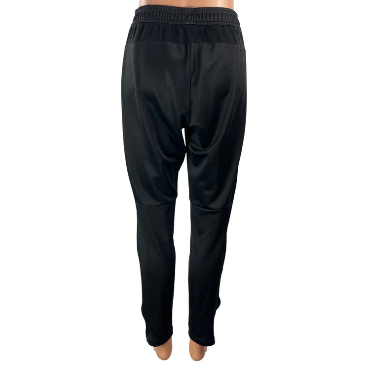 Adidas Tiro 17 Womens Black Athletic Elastic Waist Slim Tapered Training Pants S