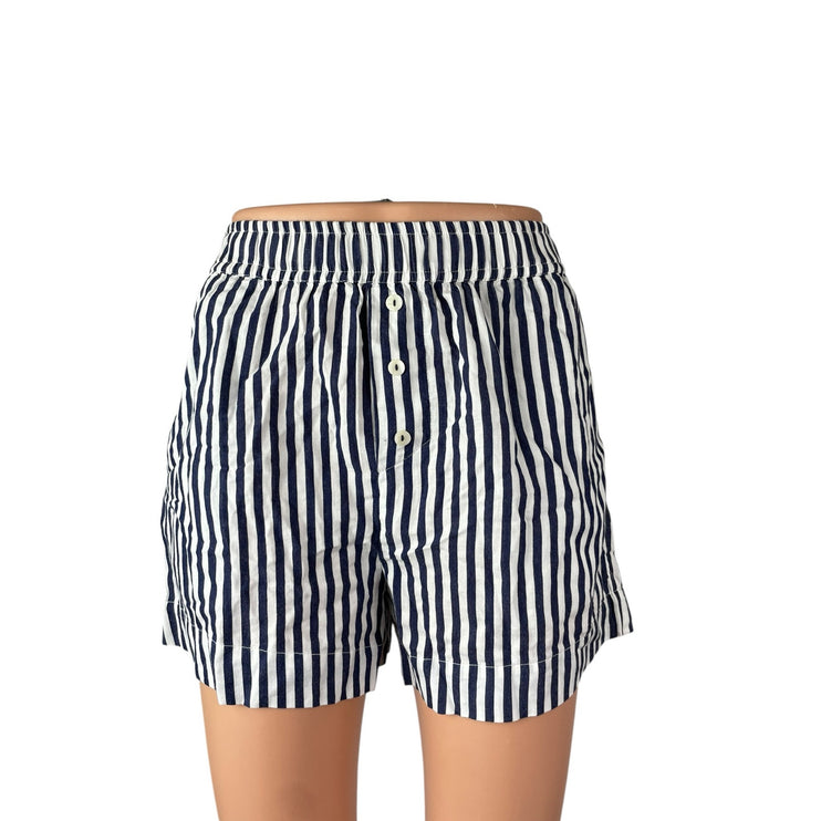 NEW Anthropologie Wren Women's Stripe Yoga Athletic Activewear Boxer Short XXS