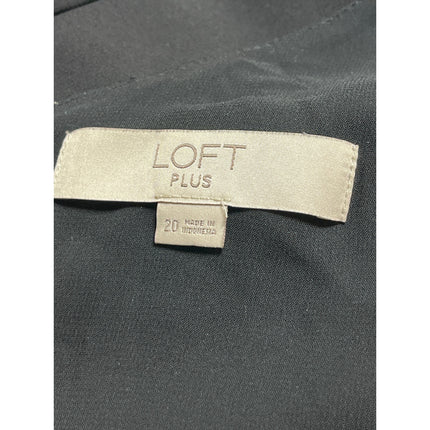 Ann Taylor LOFT Women's Black Sleeveless V Neck Cami Camisole Tank Blouse Top 20