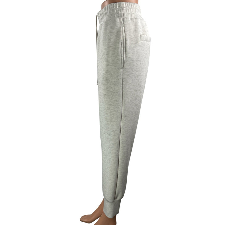 Varley Womens Drawstring Heather Gray High Rise Lounge Jogger Sweat Pants Size S