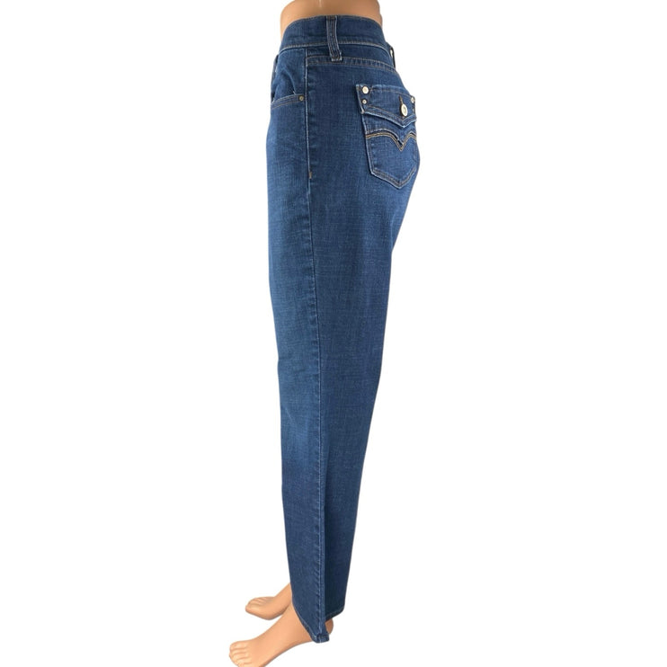 Levi's 505 Straight Leg Women's Blue Flared Bootcut Denim Jeans Pants Size 30