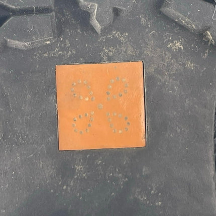 Caslon Tatum Black Faux Fur Leather Round Toe Block Heels Platform Ankle Boots 8