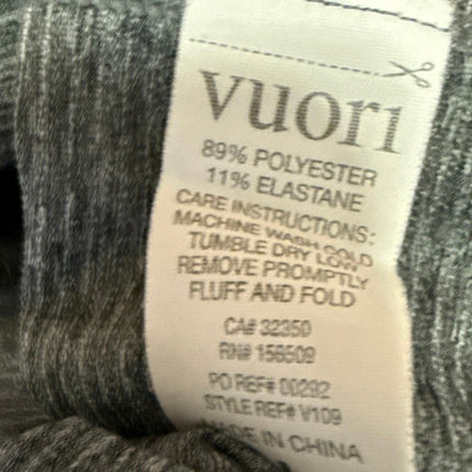 Vuori Tradewind Performance Men's Gray Short Sleeve Pullover Tee T-Shirt Top L