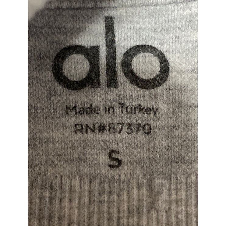 Alo Gray Sleeveless Cami Camisole Activewear Sports Bra Bralette Crop Tank Top S