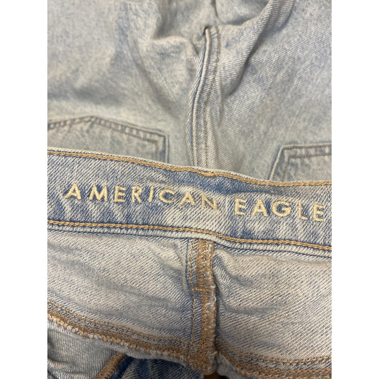 American Eagle 90s Straight Women's Blue Relaxed High Rise Denim Jeans Size 6