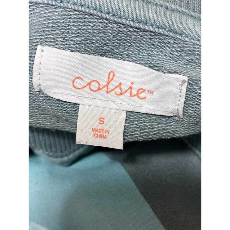 Colsie California 1976 Women's Graphic Long Sleeve Crop Sweater Sweatshirt Top S