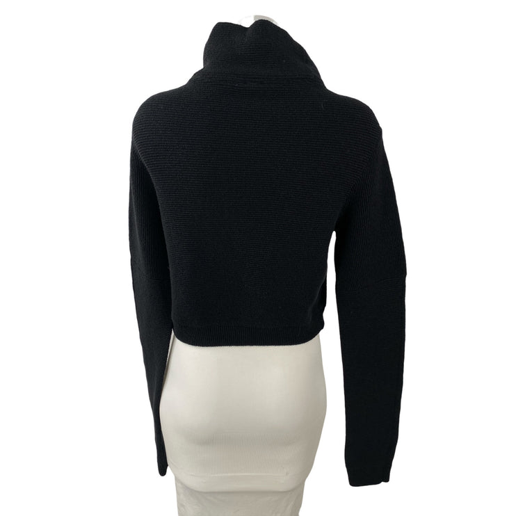 Free People Easy Street Turtle Neck Long Sleeve Crop Sweatshirt Sweater Top XS