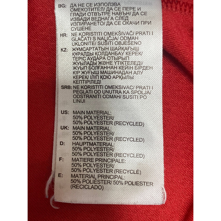 Adidas Manchester United 2019/2020 Men's Red Short Sleeve Jersey Shirt Top Sz M