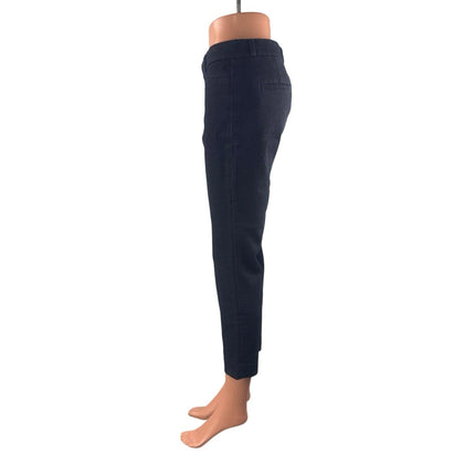 Banana Republic Women's Black Mid Rise Sloan Skinny Tapered Denim Jeans Pants 4