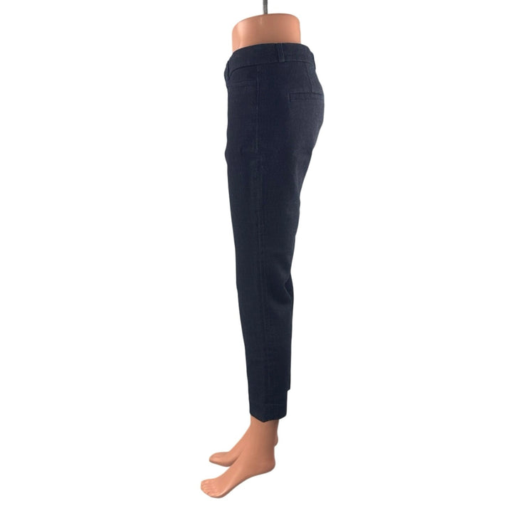 Banana Republic Women's Black Mid Rise Sloan Skinny Tapered Denim Jeans Pants 4