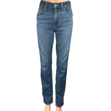 Paige Lennox Men's Blue Mid Rise Medium Wash Slim Straight Denim Jeans Size 31