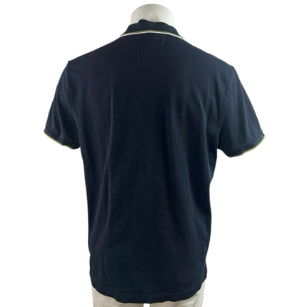 Banana Republic Luxury Touch Men's Blue Short Sleeve Collared Polo Shirt Top L