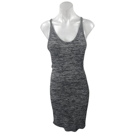 Aritzia Wilfred Free Gray Sleeveless Cami Cutout Back Midi Tank Dress Size XS