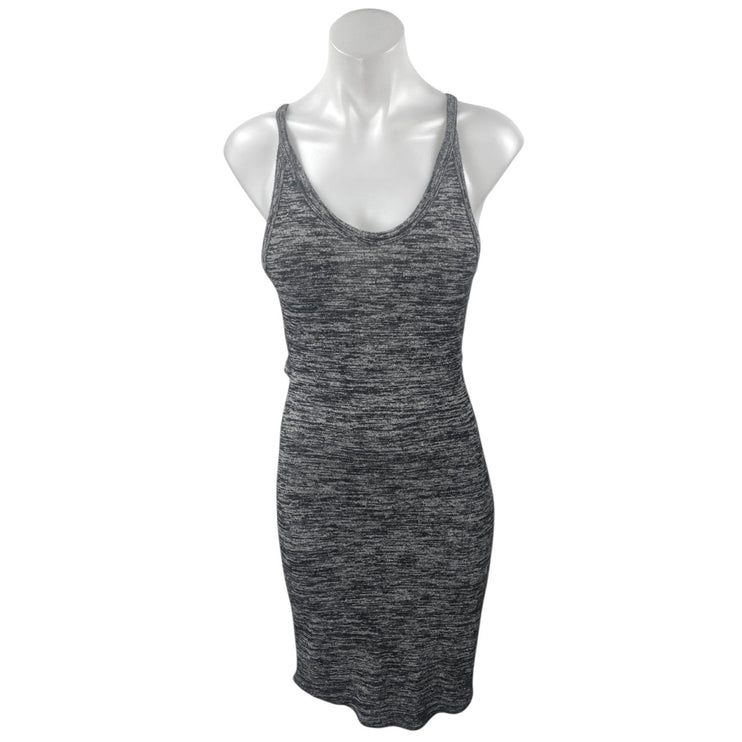 Aritzia Wilfred Free Gray Sleeveless Cami Cutout Back Midi Tank Dress Size XS