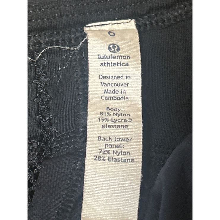 Lululemon Sculpt It Women's Black Sleeveless Activewear Fitness Crop Tank Top 6
