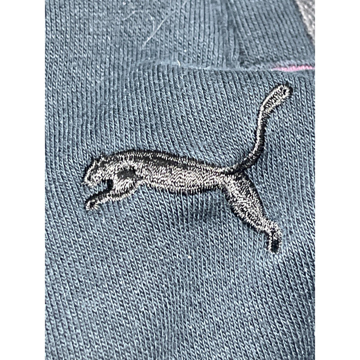 Puma Men's Black Drawstring Elastic Waist Straight Leg Joggers Sweatpants Size L