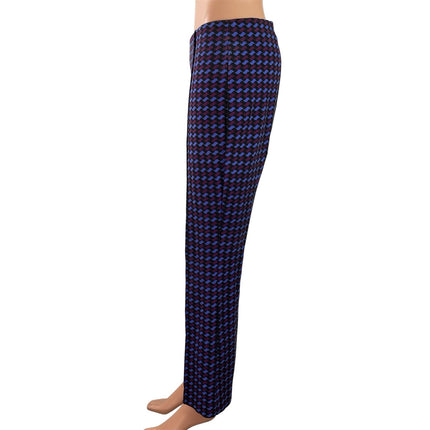 Anthropologie Maeve The Margot Kick Flare Geometric Crop Trousers Pants Size S