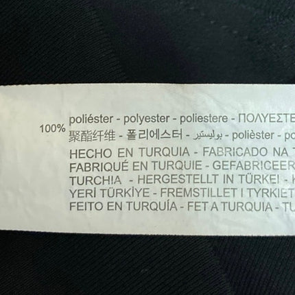 Zara Women's Black Faux Wrap Zip High Waisted Split Pencil Midi Skirt Size S