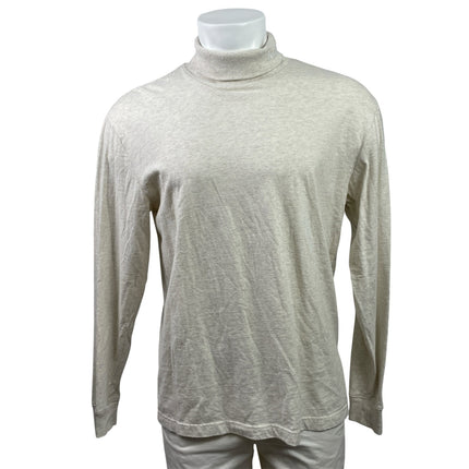 Kith Men's Light Gray Mock Neck Long Sleeve Sweatshirt T Shirt Tee Top Size M