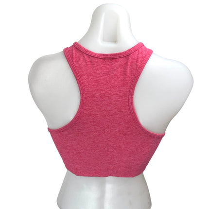 Outdoor Voices Pink Sleeveless Racerback Yoga Athletic Sports Bra Crop Top M