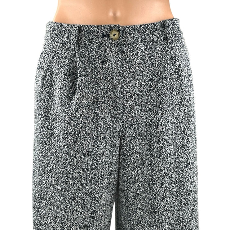 Anthropologie Cartonnier Gray Pleated High Waist Palazzo Wide Trousers Pants 2