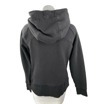 Lululemon R365 Women's Black Hoodie Hooded Full Zip Athletic Sweatshirt Top 10