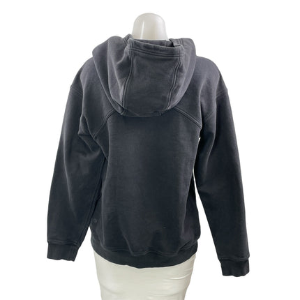 Lululemon All Yours Women's Black Long Sleeve Fleece Hoodie Sweatshirt Top 6