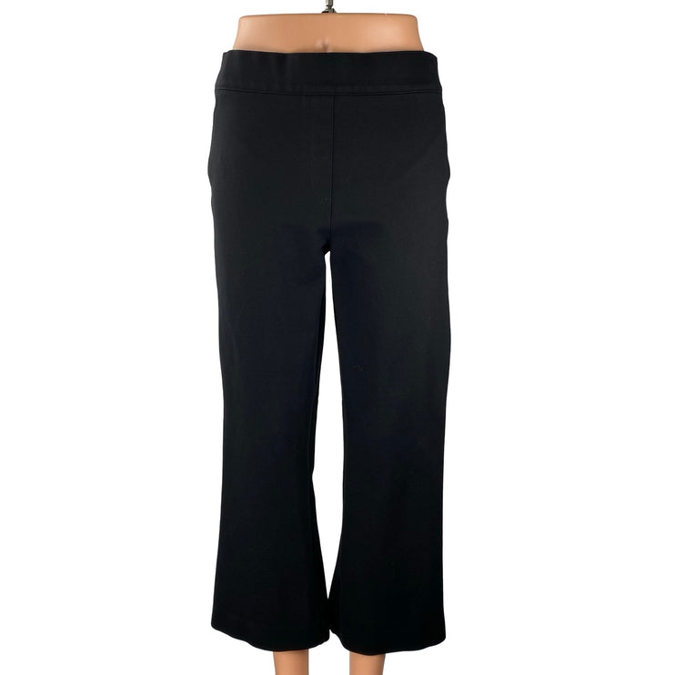 Spanx Perfect Women's Black Yoga Gym Athletic Activewear Flare Trousers Pants L