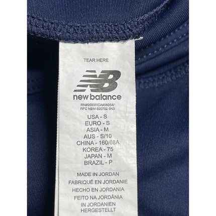 New Balance Harmony Pocket Blue High Waist Activewear Skinny Leggings Pants Sz S