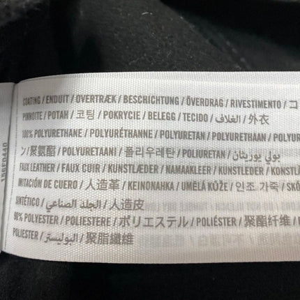 Abercrombie & Fitch Black Faux Leather Straight Leg High Waist Trousers Pants 29