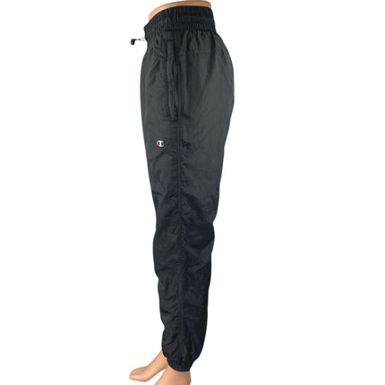 Champion Women's Black High Rise Trousers Tapered Jogger Sweat Pants Size XS