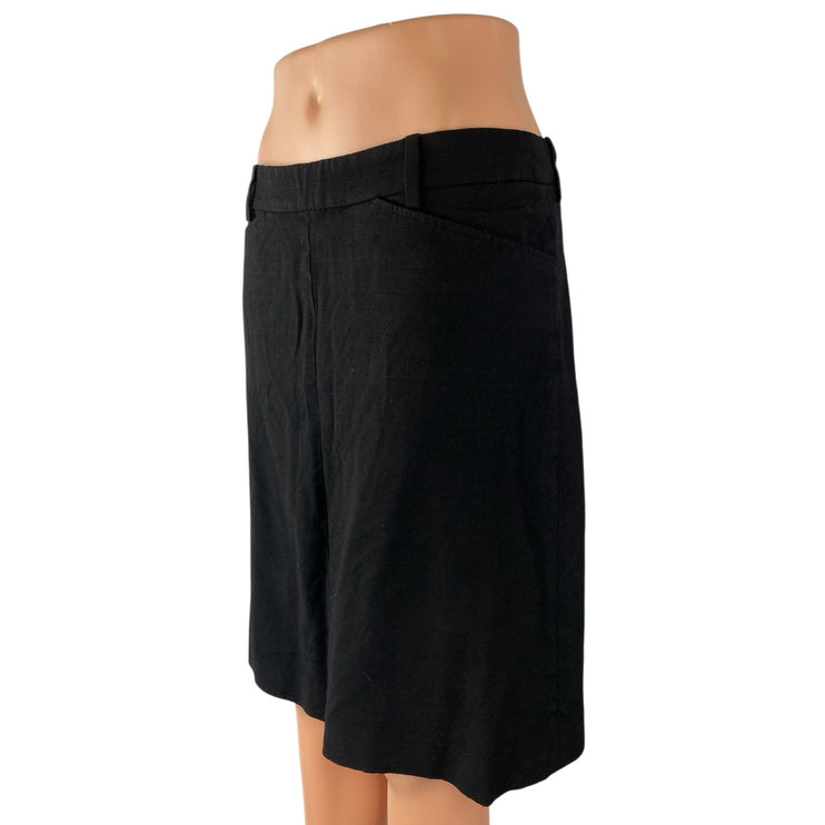 Filippa K Women's Black High Rise Business Work Midi Straight Pencil Skirt Sz M